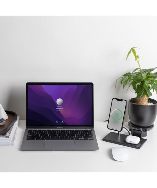 Native Union(ネイティブユニオン)の「NATIVE UNION / SNAP 3-IN-1 MAGNETIC WIRELESS CHARGER(スマホグッズ・メンズ・ブラック・ONE SIZE)」の12枚目の写真