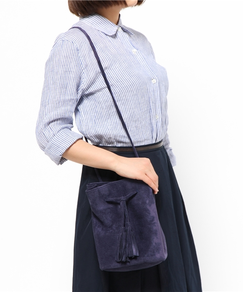 Kastane（カスタネ）の「【Kastane】フリンジショルダーBAG（ショルダーバッグ・レディース・キャメル/ネイビー・FREE）」の3枚目の写真