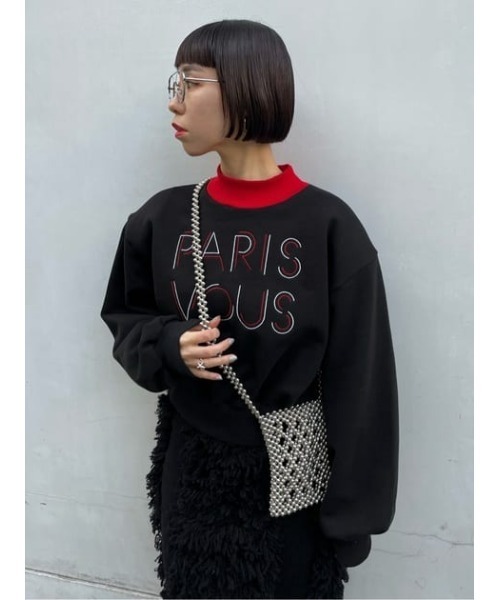 Narcissus(ナルシス)の「【Narcissus】PARISスウェット(スウェット・レディース・ブラック/グレー・FREE)」の11枚目の写真