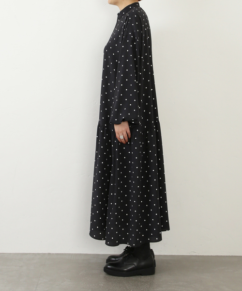 JOURNAL STANDARD LUXE(ジャーナルスタンダード ラックス)の「ドット ティアードワンピース(ワンピース・レディース・ブラック・FREE)」の14枚目の写真