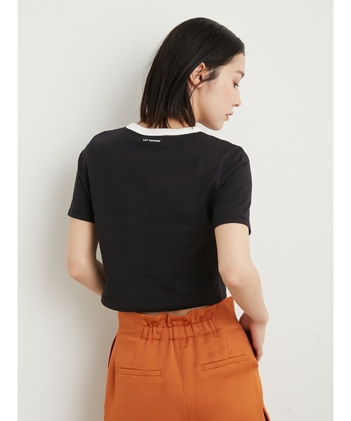 LILY BROWN（リリーブラウン）の「【WEB・リミテッドコンセプトストア限定カラー】【LILY BROWN×MARY QUANT】バリエーションクロップドTシャツ（Tシャツ/カットソー・レディース・ブラック/その他/ミント/オレンジ・FREE）」の14枚目の写真