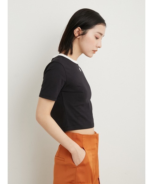LILY BROWN（リリーブラウン）の「【WEB・リミテッドコンセプトストア限定カラー】【LILY BROWN×MARY QUANT】バリエーションクロップドTシャツ（Tシャツ/カットソー・レディース・ブラック/その他/ミント/オレンジ・FREE）」の15枚目の写真