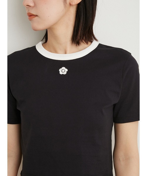 LILY BROWN（リリーブラウン）の「【WEB・リミテッドコンセプトストア限定カラー】【LILY BROWN×MARY QUANT】バリエーションクロップドTシャツ（Tシャツ/カットソー・レディース・ブラック/その他/ミント/オレンジ・FREE）」の16枚目の写真