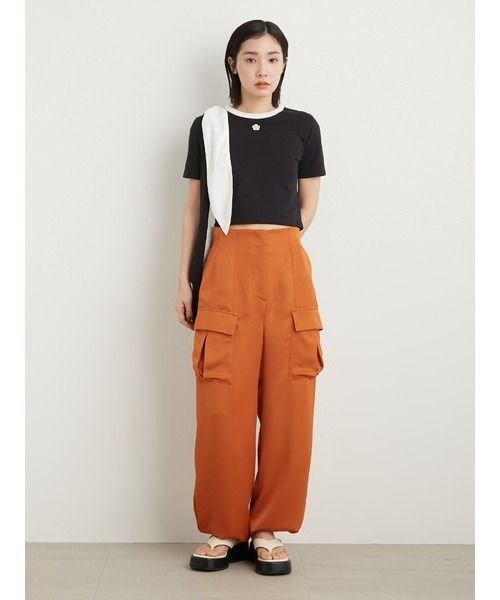 LILY BROWN（リリーブラウン）の「【WEB・リミテッドコンセプトストア限定カラー】【LILY BROWN×MARY QUANT】バリエーションクロップドTシャツ（Tシャツ/カットソー・レディース・ブラック/その他/ミント/オレンジ・FREE）」の21枚目の写真