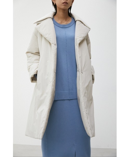 crie conforto（クリーコンフォルト）の「中綿テーラードコート（その他アウター・レディース・アイボリー/ネイビー・FREE）」の5枚目の写真