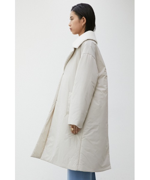 crie conforto（クリーコンフォルト）の「中綿テーラードコート（その他アウター・レディース・アイボリー/ネイビー・FREE）」の7枚目の写真