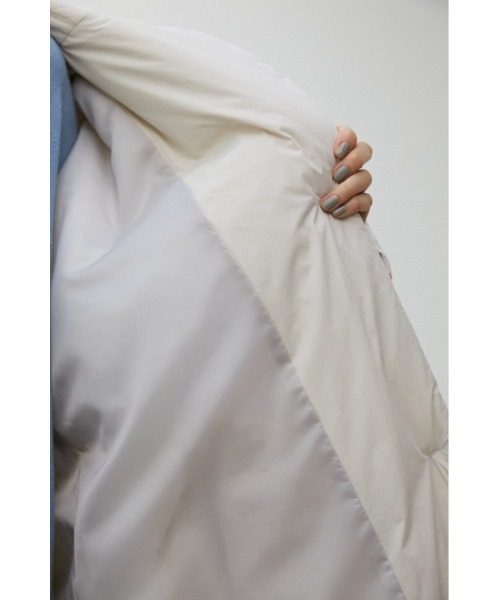 crie conforto（クリーコンフォルト）の「中綿テーラードコート（その他アウター・レディース・アイボリー/ネイビー・FREE）」の12枚目の写真