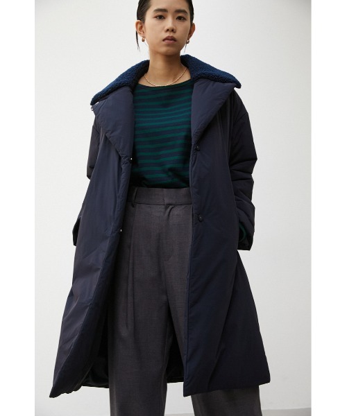 crie conforto（クリーコンフォルト）の「中綿テーラードコート（その他アウター・レディース・アイボリー/ネイビー・FREE）」の13枚目の写真