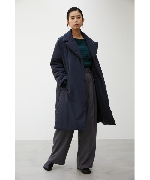 crie conforto（クリーコンフォルト）の「中綿テーラードコート（その他アウター・レディース・アイボリー/ネイビー・FREE）」の14枚目の写真