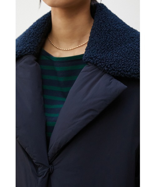 crie conforto（クリーコンフォルト）の「中綿テーラードコート（その他アウター・レディース・アイボリー/ネイビー・FREE）」の19枚目の写真