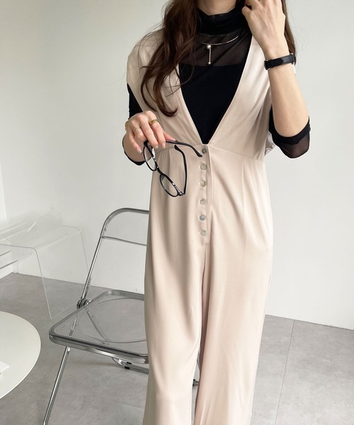 [ALEGRE]Vネックサロペット ALEGRE]Vネックサロペット | KOBUNSHA SELECT SHOP | [ALEGRE]V