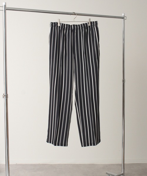 Art re A select（アトリエセレクト）の「Drape Georgette Whole Pattern Wide Pants/ドレープジョーゼット 総柄 リラックスフィット センタープリーツ ワイドパンツ（その他パンツ・メンズ・ブラック系その他2/グレー系その他/ブラウン系その他/ブラック系その他/ブラック系その他3/ブラウン系その他2・M/L）」の8枚目の写真