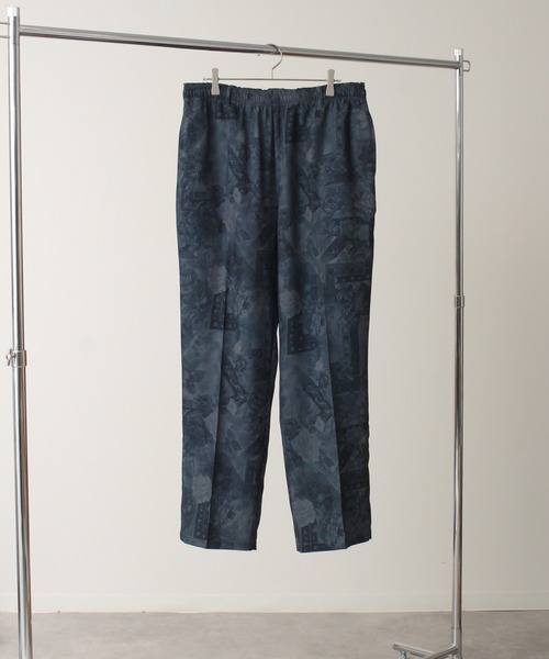 Art re A select（アトリエセレクト）の「Drape Georgette Whole Pattern Wide Pants/ドレープジョーゼット 総柄 リラックスフィット センタープリーツ ワイドパンツ（その他パンツ・メンズ・ブラック系その他2/グレー系その他/ブラウン系その他/ブラック系その他/ブラック系その他3/ブラウン系その他2・M/L）」の11枚目の写真