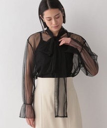 LOWRYS FARM | シアーボウタイロングスリーブ　187701(Tシャツ/カットソー)