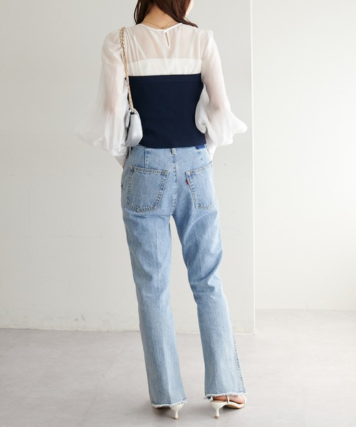 DISCOAT（ディスコート）の「ラインピンヒールサンダル（サンダル・レディース・パープル/ブラック/オフホワイト・MEDIUM/LARGE）」の9枚目の写真