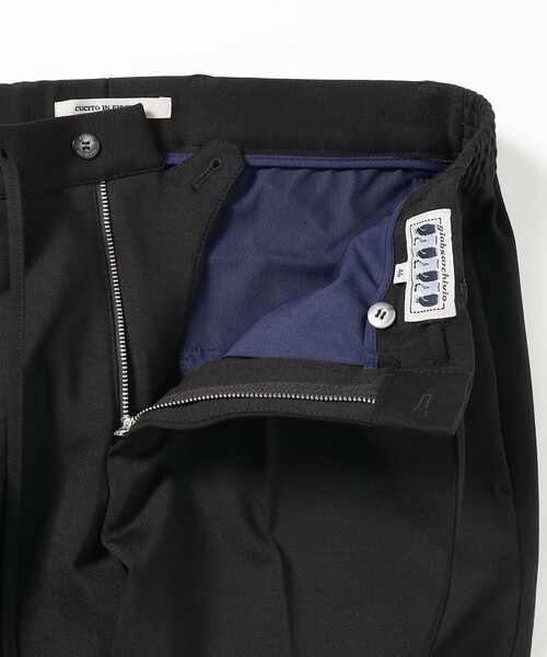 giab's ARCHIVIO（ジャブス アルキヴィオ）の「【ビームスの百名品】giabsarchivio  × Brilla  / 別注 MASACCIO ジャージ 1プリーツ  スラックス（スラックス・メンズ・チャコールグレー/グレー/ブラック・44/46/48/52/42/50）」の9枚目の写真