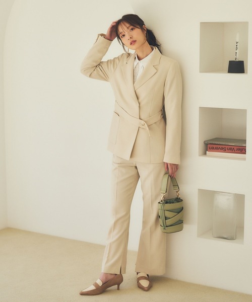 Andemiu（アンデミュウ）の「レースキリカエブラウス187127（シャツ/ブラウス・レディース・グリーン/ベージュ/オフホワイト・FREE）」の5枚目の写真