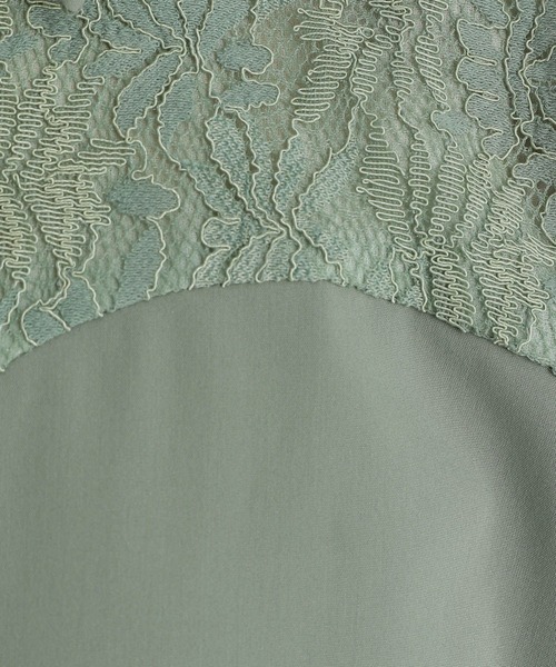 Andemiu（アンデミュウ）の「レースキリカエブラウス187127（シャツ/ブラウス・レディース・グリーン/ベージュ/オフホワイト・FREE）」の20枚目の写真