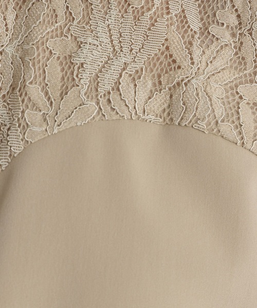 Andemiu（アンデミュウ）の「レースキリカエブラウス187127（シャツ/ブラウス・レディース・グリーン/ベージュ/オフホワイト・FREE）」の21枚目の写真