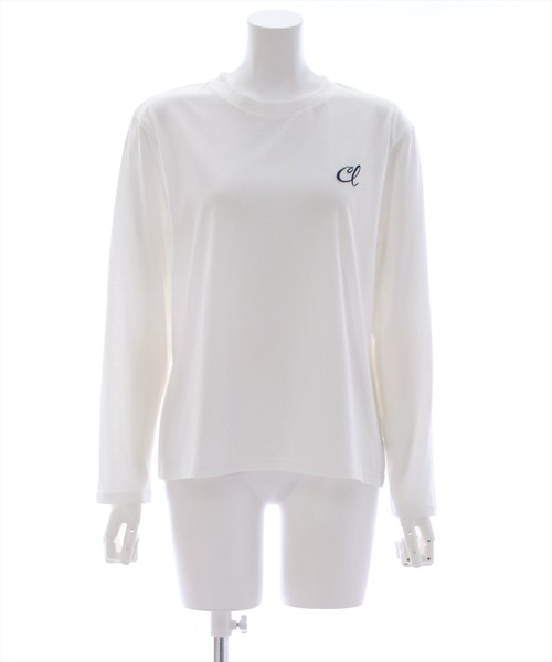 clear(クリア)の「刺繍ロングTシャツ/ロンT(Tシャツ/カットソー・レディース・ブラック/オフホワイト・F)」の16枚目の写真