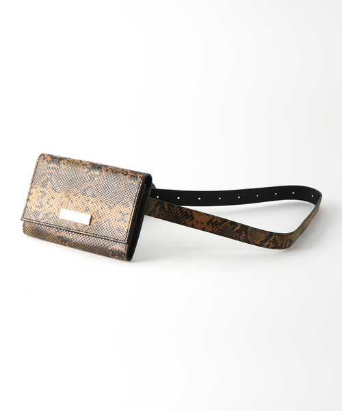 Spick & Span(スピックアンドスパン)の「【GESTUZ】ウエストバッグ(ボディバッグ/ウエストポーチ・レディース・イエロー・FREE)」の1枚目の写真