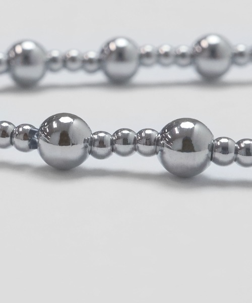 blackdia ocean（ブラックダイヤオーシャン）の「blackdia ocean ボールチェーンブレスレット（ブレスレット・レディース・シルバー/ゴールド・17cm）」の9枚目の写真