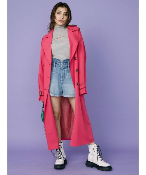 EVRIS（エヴリス）の「カッティングタートルニットトップス（ニット/セーター・レディース・グレー/ブルー/ブラック・FREE）」の10枚目の写真