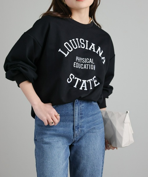 sakishimatokyo(サキシマトーキョー)の「サークルロゴスウェット(スウェット・レディース・ブラック/ネイビー/グレー/オフホワイト・FREE)」の5枚目の写真