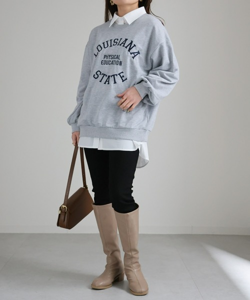 sakishimatokyo(サキシマトーキョー)の「サークルロゴスウェット(スウェット・レディース・ブラック/ネイビー/グレー/オフホワイト・FREE)」の8枚目の写真