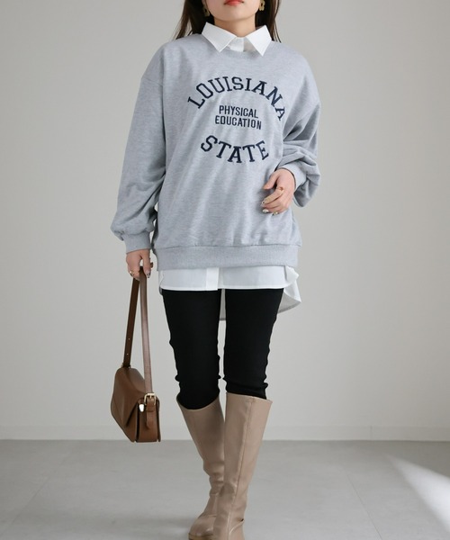 sakishimatokyo(サキシマトーキョー)の「サークルロゴスウェット(スウェット・レディース・ブラック/ネイビー/グレー/オフホワイト・FREE)」の9枚目の写真