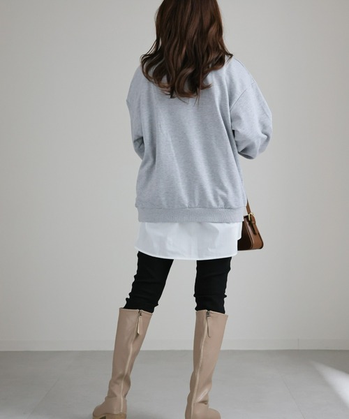 sakishimatokyo(サキシマトーキョー)の「サークルロゴスウェット(スウェット・レディース・ブラック/ネイビー/グレー/オフホワイト・FREE)」の11枚目の写真