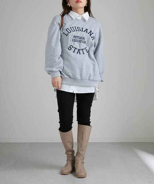 sakishimatokyo(サキシマトーキョー)の「サークルロゴスウェット(スウェット・レディース・ブラック/ネイビー/グレー/オフホワイト・FREE)」の13枚目の写真