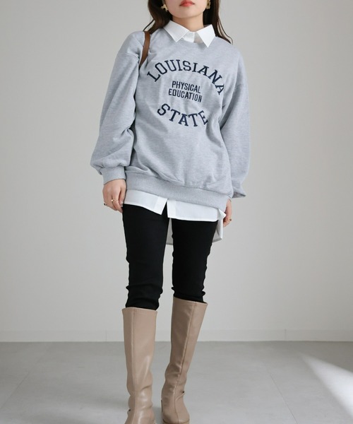 sakishimatokyo(サキシマトーキョー)の「サークルロゴスウェット(スウェット・レディース・ブラック/ネイビー/グレー/オフホワイト・FREE)」の14枚目の写真