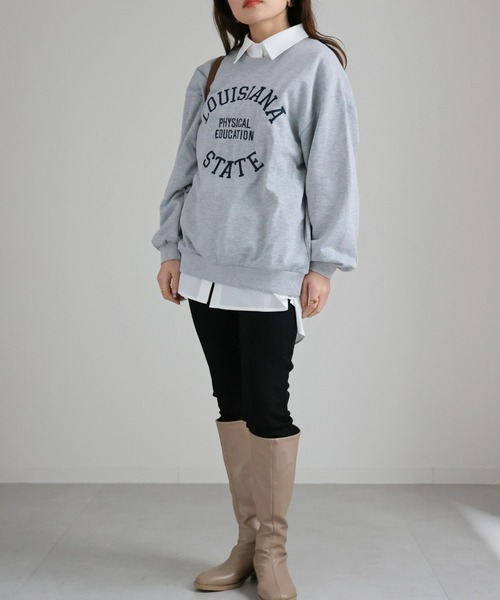 sakishimatokyo(サキシマトーキョー)の「サークルロゴスウェット(スウェット・レディース・ブラック/ネイビー/グレー/オフホワイト・FREE)」の15枚目の写真