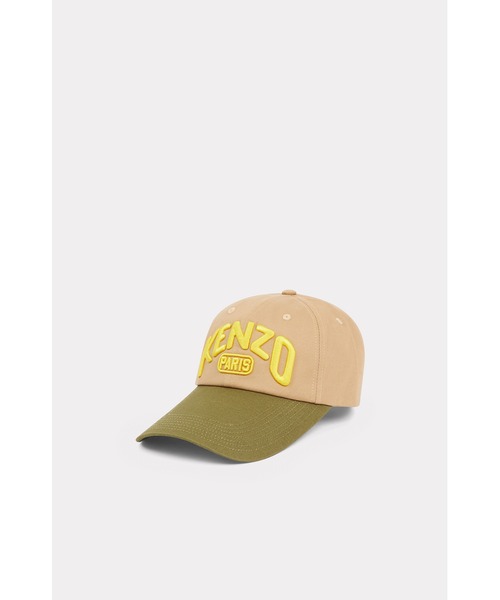 美品 KENZO PARIS ケンゾー ベージュキャップ 中古・古着通販】KENZO (ケンゾー) エンブロイド コットン