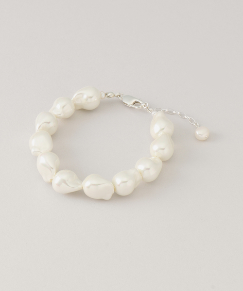 EDIT. FOR LULU（エディットフォールル）の「【mounir / ムーニエ】パールブレスレット（ブレスレット・レディース・シルバー・FREE）」の9枚目の写真