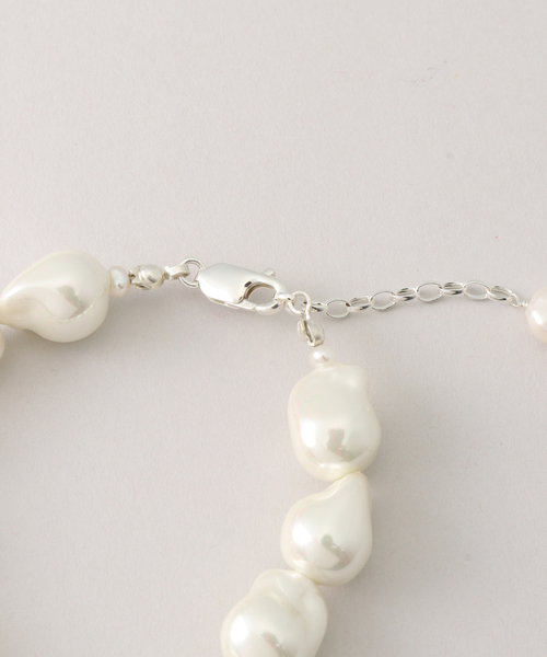 EDIT. FOR LULU（エディットフォールル）の「【mounir / ムーニエ】パールブレスレット（ブレスレット・レディース・シルバー・FREE）」の11枚目の写真