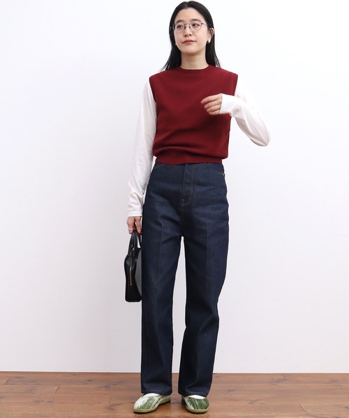 fig london cloud vest クラウドベスト フィグロンドン fig London（フィグロンドン）の「○C/Ny pleating vest（ベスト