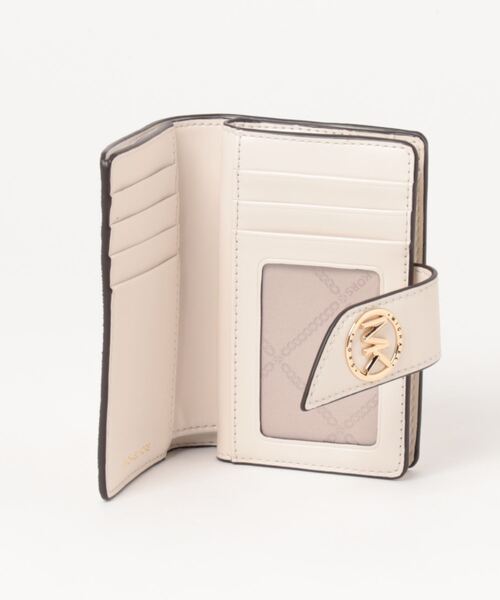 新品✨MICHAEL✨KORS✨タブ✨ウォレット✨ミディアム ✨MKシグネチャー GREENWICH タブ ウォレット ミディアム ― MK