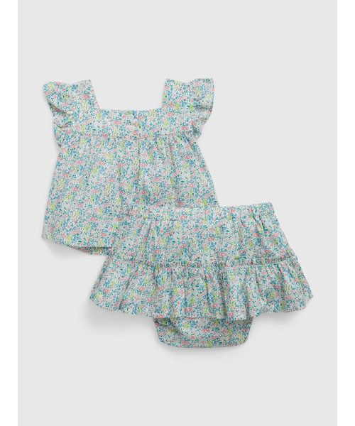 GAP（ギャップ）の「フローラル 3点セットアップ (ベビー)（ワンピース・キッズ・マルチ・12-18M/6-12M/18-24M/3-6M）」の4枚目の写真