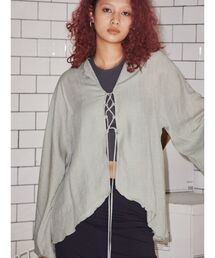 【VEQUM】SHEER FLARE TOP