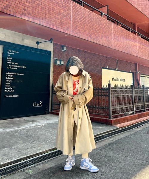 Fano Studios（ファノ ストゥディオズ）の「バイカラースタンドカラーロングトレンチコート FC23W069【Fano Studios】（トレンチコート・レディース・ベージュ系その他・L/S/M/XS）」の21枚目の写真