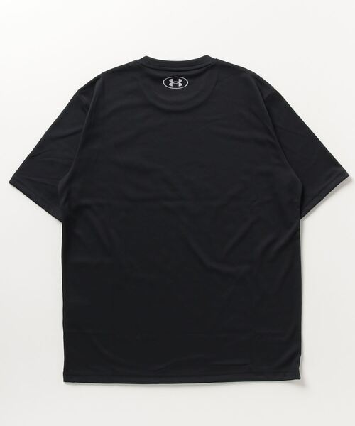 UNDER ARMOUR（アンダーアーマー）の「アンダーアーマー  UAテック ショートスリーブTシャツ 〈エクストララージロゴ〉（Tシャツ/カットソー・メンズ・ネイビー/ホワイト/ブラック×レッド/ブラック×ホワイト・3L/S/L/LL/M）」の5枚目の写真