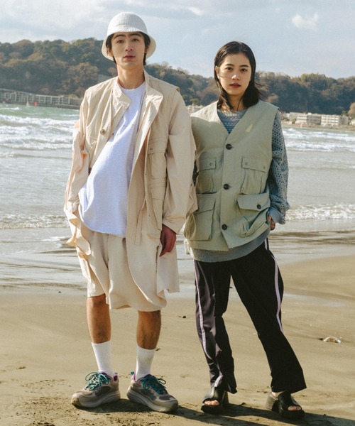 WHIMSIC（ウィムジック）の「【UNISEX】M-65フィールドカーゴショートパンツ（カーゴパンツ・メンズ・アイボリー/ブルー/ブラック・FREE）」の16枚目の写真