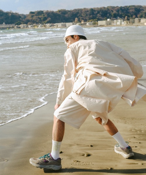 WHIMSIC（ウィムジック）の「【UNISEX】M-65フィールドカーゴショートパンツ（カーゴパンツ・メンズ・アイボリー/ブルー/ブラック・FREE）」の4枚目の写真