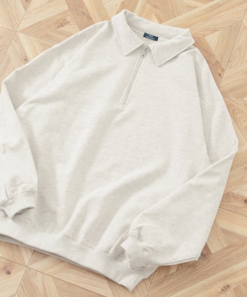 ITEMS URBANRESEARCH（アイテムズ アーバンリサーチ）の「ハーフジップ スウェットプルオーバー（スウェット・メンズ・ブラック/グレー/オートミール・MEDIUM/LARGE）」の15枚目の写真