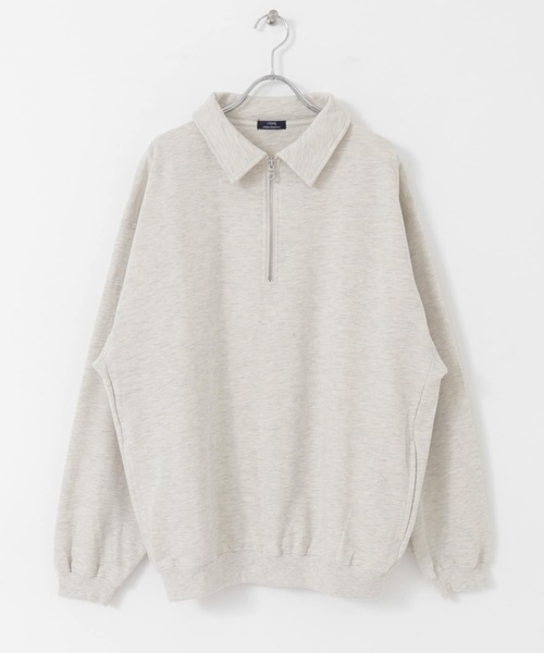 ITEMS URBANRESEARCH（アイテムズ アーバンリサーチ）の「ハーフジップ スウェットプルオーバー（スウェット・メンズ・ブラック/グレー/オートミール・MEDIUM/LARGE）」の22枚目の写真