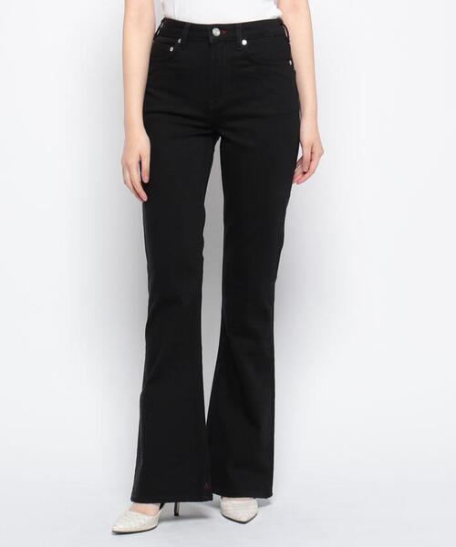 SCOTCH&SODA(スコッチアンドソーダ)の「ハイライズフレアカラーデニムパンツ(その他パンツ・レディース・ブラック・3)」の1枚目の写真