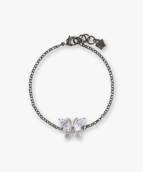 ANNA SUI（アナスイ）の「蝶モチーフ　ブレスレット（ブレスレット・レディース・パープル/マルチ・FREE）」の2枚目の写真