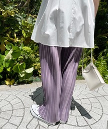 【セットアップ対応】ランダムプリーツパンツ